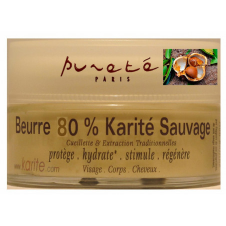 80% KARITE Sauvage et Huiles végétales