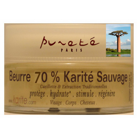 70% KARITE Sauvage et Huiles végétales